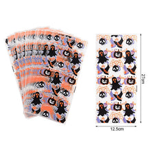 Load image into Gallery viewer, 50Pcs Halloween Plastic Candy Bags with Twists Cookies Snacks Gift Packaging Bag Halloween Party Decor Supplies Trick Or Treat