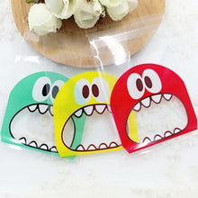 Load image into Gallery viewer, 50PCS Cute Cartoon Monster Cookie Candy Self-Adhesive Plastic Bags For Biscuits Snack Baking Package Supplies Christmas Decor