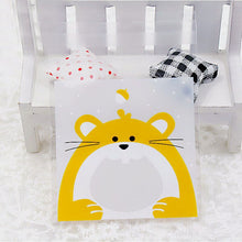 Load image into Gallery viewer, 50PCS Cute Cartoon Monster Cookie Candy Self-Adhesive Plastic Bags For Biscuits Snack Baking Package Supplies Christmas Decor