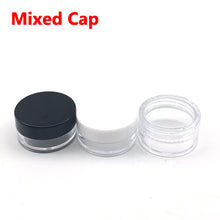 Load image into Gallery viewer, 50Pcs Plastic Cosmetics Jar Makeup Box Nail Art Storage Pot Container 2g 3g 5g 10g 15g 20g Sample Lotion Face Cream Bottle