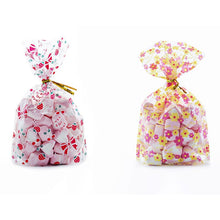 Load image into Gallery viewer, 50pcs Plastic Packaging Bags 13x9cm Cookie Candy Bag Pink Love Christmas Wedding Gift Bags Biscuit Baking Cake Wrapper Pouches