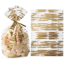 Load image into Gallery viewer, 50pcs Plastic Packaging Bags 13x9cm Cookie Candy Bag Pink Love Christmas Wedding Gift Bags Biscuit Baking Cake Wrapper Pouches