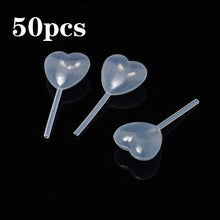 Load image into Gallery viewer, 50 Pcs/pack Dessert Juice Straw Dropper Flow Heart Clip Jam Straw Burette Dessert Kitchen Baking Decoration Cake Baking Tool