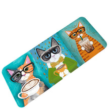 Load image into Gallery viewer, Cat Cute Tailing up Floor Mat Long Flannel Living Room Bedroom Kitchen Long Rug