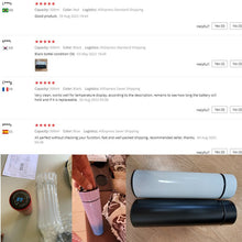 Load image into Gallery viewer, 500ML Intelligent Digital Thermos Water Bottle Touch Display Temperature Stainless Steel Insulated Bottle Garrafa Termica Agua