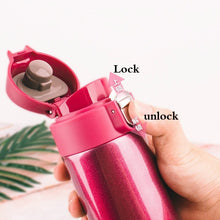 Load image into Gallery viewer, 500ML Stainless Steel Bouncing Cover Vacuum Flask Thermos Cup Coffee Tea Milk Thermo Bottle
