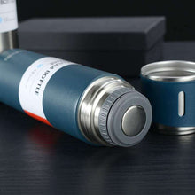 Load image into Gallery viewer, 500Ml Bullet Double-Layer Stainless Steel Vacuum Thermos Coffee Tumbler Travel Mug Business Trip Water Bottle Tea Infuser Bottle
