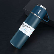 Load image into Gallery viewer, 500Ml Bullet Double-Layer Stainless Steel Vacuum Thermos Coffee Tumbler Travel Mug Business Trip Water Bottle Tea Infuser Bottle