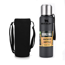 Load image into Gallery viewer, 500ml 800ml 1000ml 1500ml Stanley Thermal Cup Bottle For Water Strap Cover Stainless Steel Double Wall Vacuum Thermal Flask