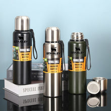 Load image into Gallery viewer, 500ml 800ml 1000ml 1500ml Stanley Thermal Cup Bottle For Water Strap Cover Stainless Steel Double Wall Vacuum Thermal Flask