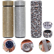 Load image into Gallery viewer, 500ml Diamond Digital Smart Thermal Bottle Thermos for Water Drinkware Tea Cups Thermo Mug Coffee Mugs Vacuum Cup Termos Tumbler
