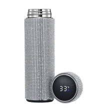 Load image into Gallery viewer, 500ml Diamond Digital Smart Thermal Bottle Thermos for Water Drinkware Tea Cups Thermo Mug Coffee Mugs Vacuum Cup Termos Tumbler