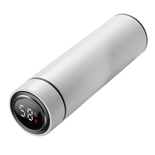Load image into Gallery viewer, 500ml Smart Insulation Cup Vacuum Bottle Thermos 304 Stainless Steel Minimalist Water Bottle LCD Digital Screen Portable Cup