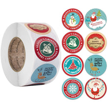 Load image into Gallery viewer, 500pcs 2.5cm Halloween Round Stickers Pumpkin Decoration Labels Envelope Seal Stickers for Gift Boxes Packaging Paper Sticker