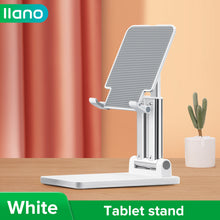 Load image into Gallery viewer, llano Portable Tablet Phone Holder Foldable Adjustable Cellphone Stand Aluminum Alloy Sturdy Desktop Bracket for 4-16 Inch Phone Tablet