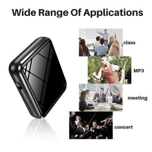 Load image into Gallery viewer, 50Hour Long Recording Time HD Noise Reduction Mini Smart Activated Digital Voice Recorder MP3 Music Player 8G 16G 32G