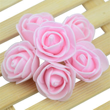 Load image into Gallery viewer, 50PCS/Bag Mini PE Foam Rose Flower Head Artificial Rose Flowers Handmade DIY Wedding Home Decoration Festive & Party Supplies