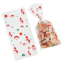 Load image into Gallery viewer, 50pcs Hallwoeen Pumpkin Skull Cat Candy Bag Transparent Cellophane Food Plastic Package Bags Christmas Party Decor Gift Bag