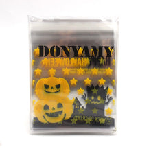 Load image into Gallery viewer, 50pcs Happy Halloween Cookie Candy bread packaging bags self-adhesive plastic bags for biscuits snack baking package 10X10+3cm