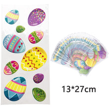 Load image into Gallery viewer, 50pcs Santa Claus Christmas Tree Elk Plastic Gift Bags for Christmas Gift Baking Candy Cookie Easter Egg Rabbit Packaging Bags