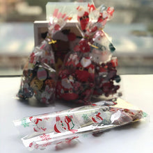 Load image into Gallery viewer, 50pcs Santa Claus Christmas Tree Elk Plastic Gift Bags for Christmas Gift Baking Candy Cookie Easter Egg Rabbit Packaging Bags