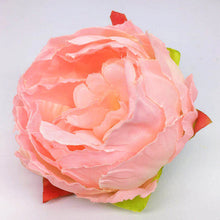 Load image into Gallery viewer, 50Pcs/Lot 10cm Peony Flower Head Artificial Flower For Wedding Party Home Decoration DIY Fake Flowers Wall Garland KY138