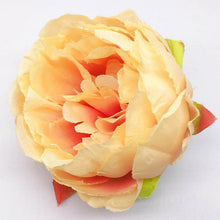 Load image into Gallery viewer, 50Pcs/Lot 10cm Peony Flower Head Artificial Flower For Wedding Party Home Decoration DIY Fake Flowers Wall Garland KY138