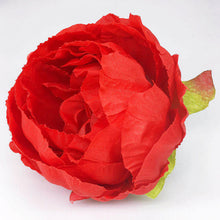 Load image into Gallery viewer, 50Pcs/Lot 10cm Peony Flower Head Artificial Flower For Wedding Party Home Decoration DIY Fake Flowers Wall Garland KY138
