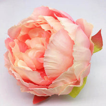 Load image into Gallery viewer, 50Pcs/Lot 10cm Peony Flower Head Artificial Flower For Wedding Party Home Decoration DIY Fake Flowers Wall Garland KY138