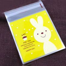 Load image into Gallery viewer, 50pcs OPP Monster Plastic Bag Of Cute Big Teech Mouth Sharp Teeth For Wedding Cookie Candy Biscuits Snack Baking Package Bags