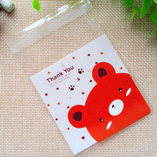 Load image into Gallery viewer, 50pcs OPP Monster Plastic Bag Of Cute Big Teech Mouth Sharp Teeth For Wedding Cookie Candy Biscuits Snack Baking Package Bags