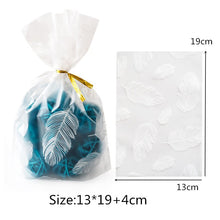 Load image into Gallery viewer, 50Pcs Plume Plastic Bag Easter Birthday Party Candy And Sweets Gift Bags Natal Present Anniversaire Gift Wrapping