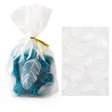 Load image into Gallery viewer, 50Pcs Plume Plastic Bag Easter Birthday Party Candy And Sweets Gift Bags Natal Present Anniversaire Gift Wrapping