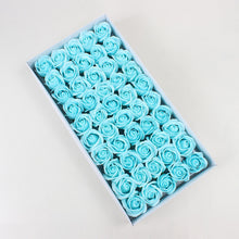 Load image into Gallery viewer, 50Pcs/Set Bath Body Flower Floral Soap Rose Flower Head Cheap Artificial Flower For Wedding Decoratio Valentine'S Day Gift
