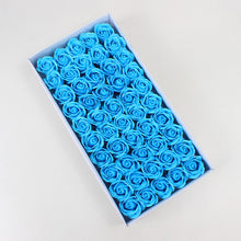 Load image into Gallery viewer, 50Pcs/Set Bath Body Flower Floral Soap Rose Flower Head Cheap Artificial Flower For Wedding Decoratio Valentine'S Day Gift