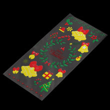 Load image into Gallery viewer, 50Pcs Xmas Cookie Packing Bags Christmas Cellophane Party Bags Treat Candy Bag Festival Party Favor Gift Merry Christmas Hallowe
