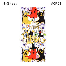Load image into Gallery viewer, 50Pcs Xmas Cookie Packing Bags Christmas Cellophane Party Bags Treat Candy Bag Festival Party Favor Gift Merry Christmas Hallowe