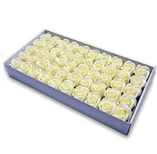 Load image into Gallery viewer, 50pcs Diameter 4.5cm Cheap Soap Rose Head beauty Wedding Valentine's Day Gift Wedding Bouquet Home Decoration Hand Flower Art