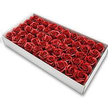Load image into Gallery viewer, 50pcs Diameter 4.5cm Cheap Soap Rose Head beauty Wedding Valentine's Day Gift Wedding Bouquet Home Decoration Hand Flower Art