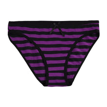 Load image into Gallery viewer, Sexy Women Panties Underwear Cotton Plus Size Briefs Striped Women's Underpants Soft Lingerie 1 Pc