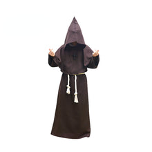 Load image into Gallery viewer, Monk Costume Wizard Priest Cos Costume Halloween Grim Reaper Robe Cosplay Costume