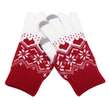 Load image into Gallery viewer, Jacquard Touch Functional in Stock Wholesale Winter Warm Mobile Phone Touch Screen Gloves