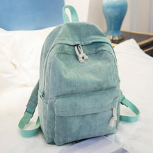 Load image into Gallery viewer, Women's Fashion School Backpack for Teenage Girls Corduroy Bookbag