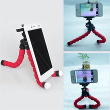 Load image into Gallery viewer, Sponge Tripod Mobile Phone Universal Octopus Bracket Octopus Self Timer