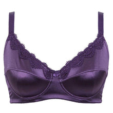 Load image into Gallery viewer, Mierside Sexy Plus Size Women Underwear Bra Satin Embroidery Underwear