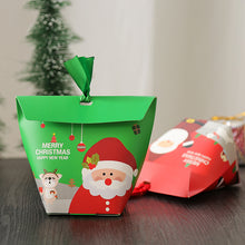 Load image into Gallery viewer, 10pcs Christmas Eve DIY Gift Box Baking Biscuit Gift Box for Christmas Candy Box