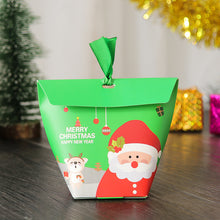 Load image into Gallery viewer, 10pcs Christmas Eve DIY Gift Box Baking Biscuit Gift Box for Christmas Candy Box