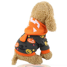 Load image into Gallery viewer, Pet Dog Clothes Halloween Dog Costumes Pumpkin Pattern Dogs Hoodies Puppy Coat Winter Warm Pet Clothing For Dogs Cats Coat Jacket