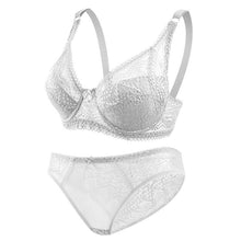 Load image into Gallery viewer, Queenral Lace Bra Plus Size Bra Women Underwear Bralette Crop Top Sexy Female Bra Large BH Tube Top Female Push Up Brassiere Laced Bra