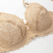 Load image into Gallery viewer, Ultra-thin Plus Size Wome Underwear Bra Solid Transparent Lace Ladies Brasiere